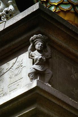 A human figure raises up a water lily