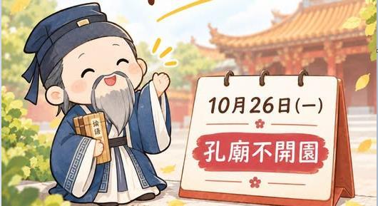 臺北孔廟週一休館